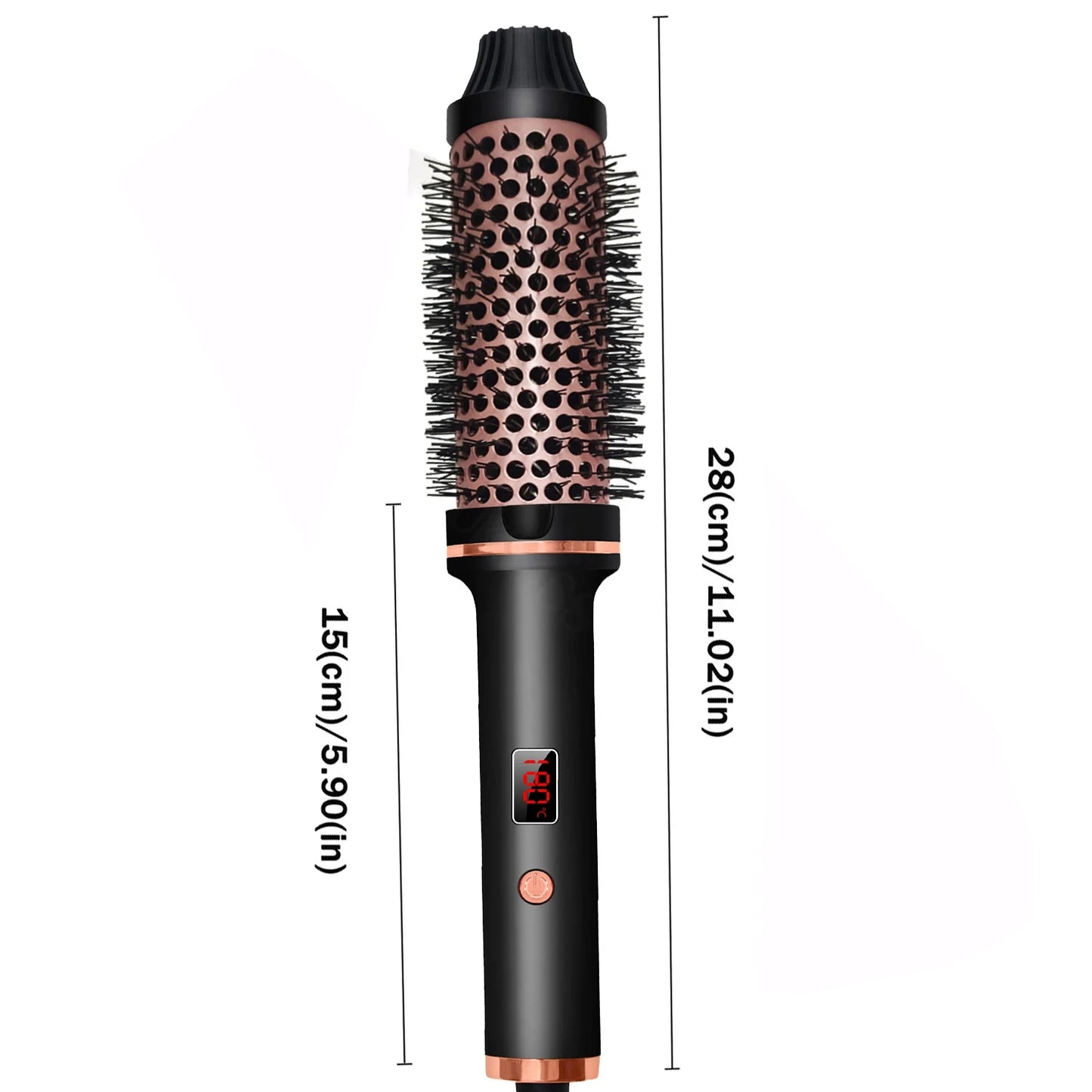 3 in 1 Thermal Brush Ceramic Hair Curling Wand