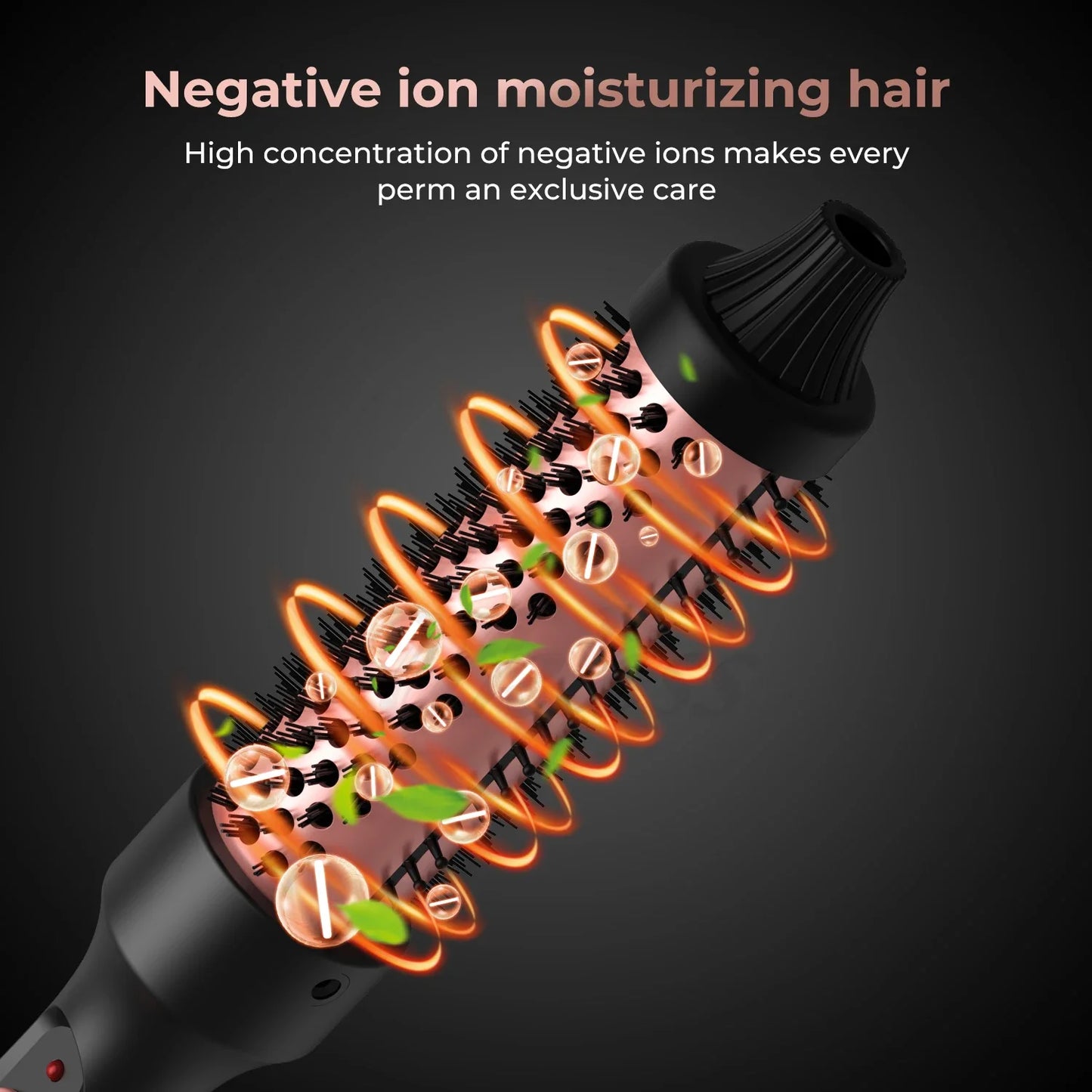 3 in 1 Thermal Brush Ceramic Hair Curling Wand