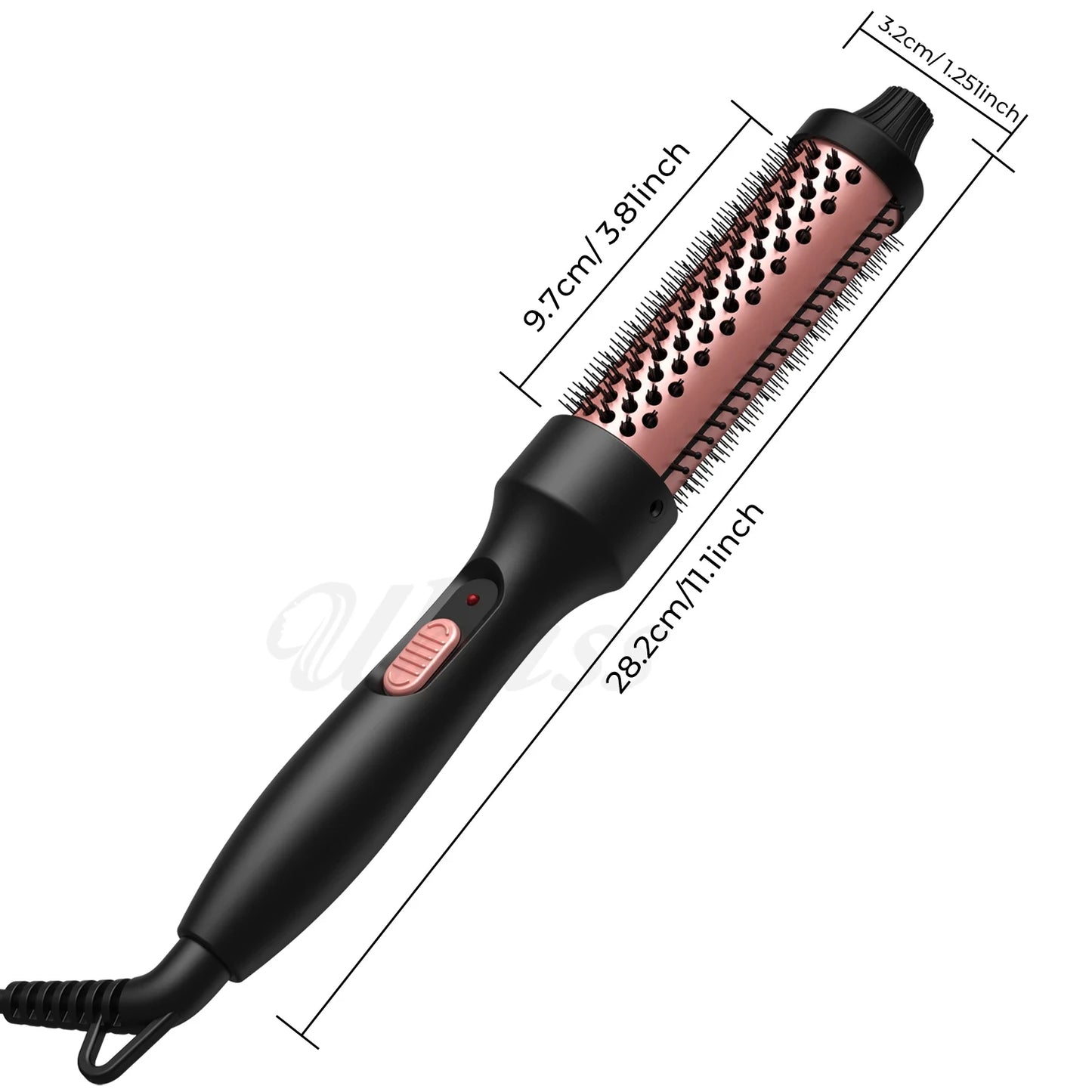 3 in 1 Thermal Brush Ceramic Hair Curling Wand