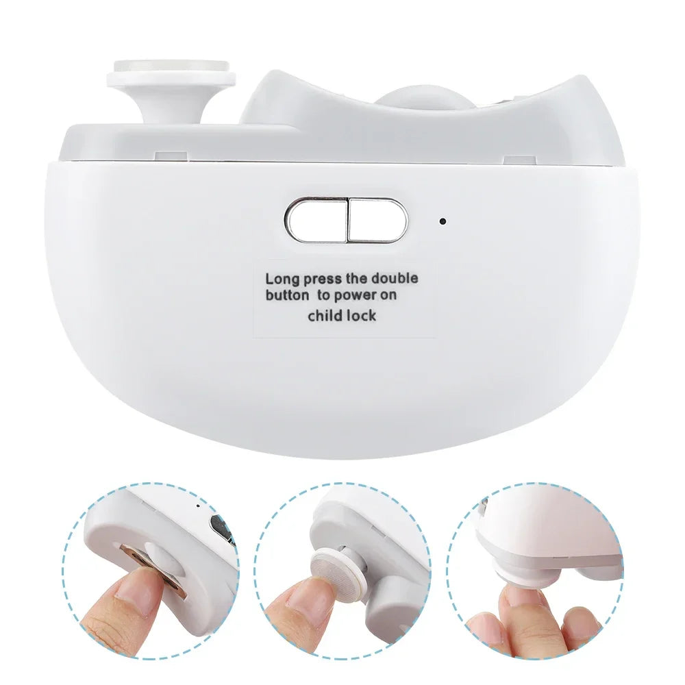 2 in 1 Electric Polishing Automatic Nail Clippers