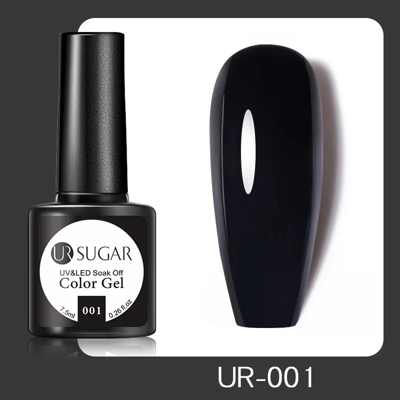 7.5Ml Champagne Gold Reflective Gel Nail Polish Bright Sparkling Glitter French Semi Permanent Nail Painting UV Gel
